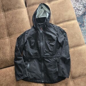 Nautica Womens Water Resistant Wind Breaker Rain Coat